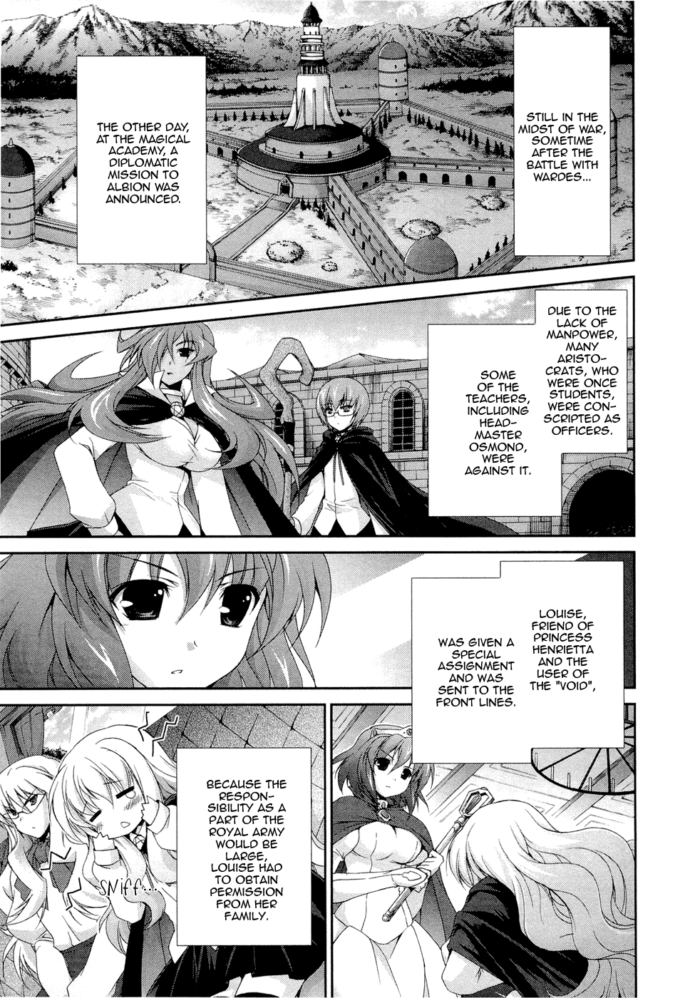 Zero no Tsukaima Chevalier Chapter 1 page 15 - Chapter 1: Homecoming