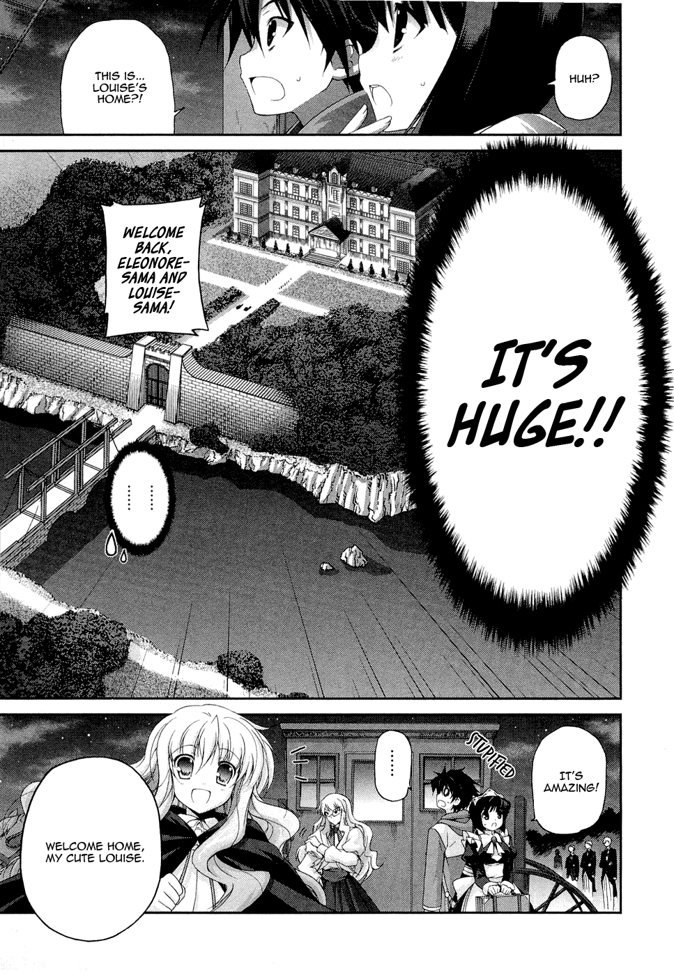 Zero no Tsukaima Chevalier Chapter 1 page 17 - Chapter 1: Homecoming