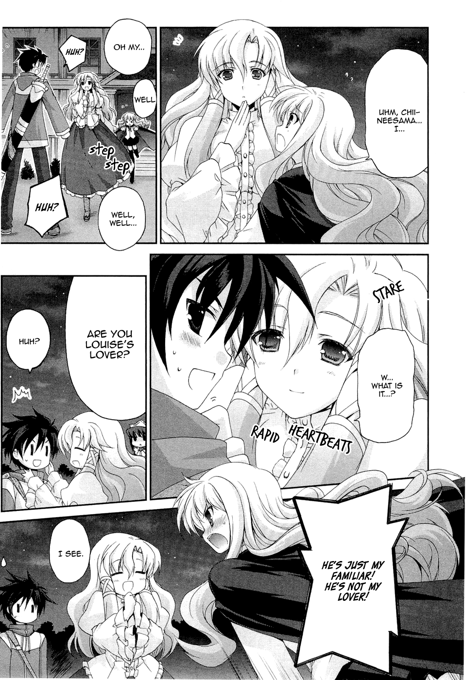 Zero no Tsukaima Chevalier Chapter 1 page 19 - Chapter 1: Homecoming