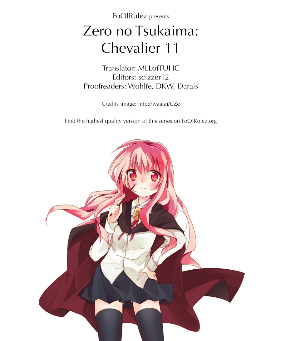 Zero no Tsukaima Chevalier Chapter 11 page 27 - Chapter 11: The Ruby of Atonement