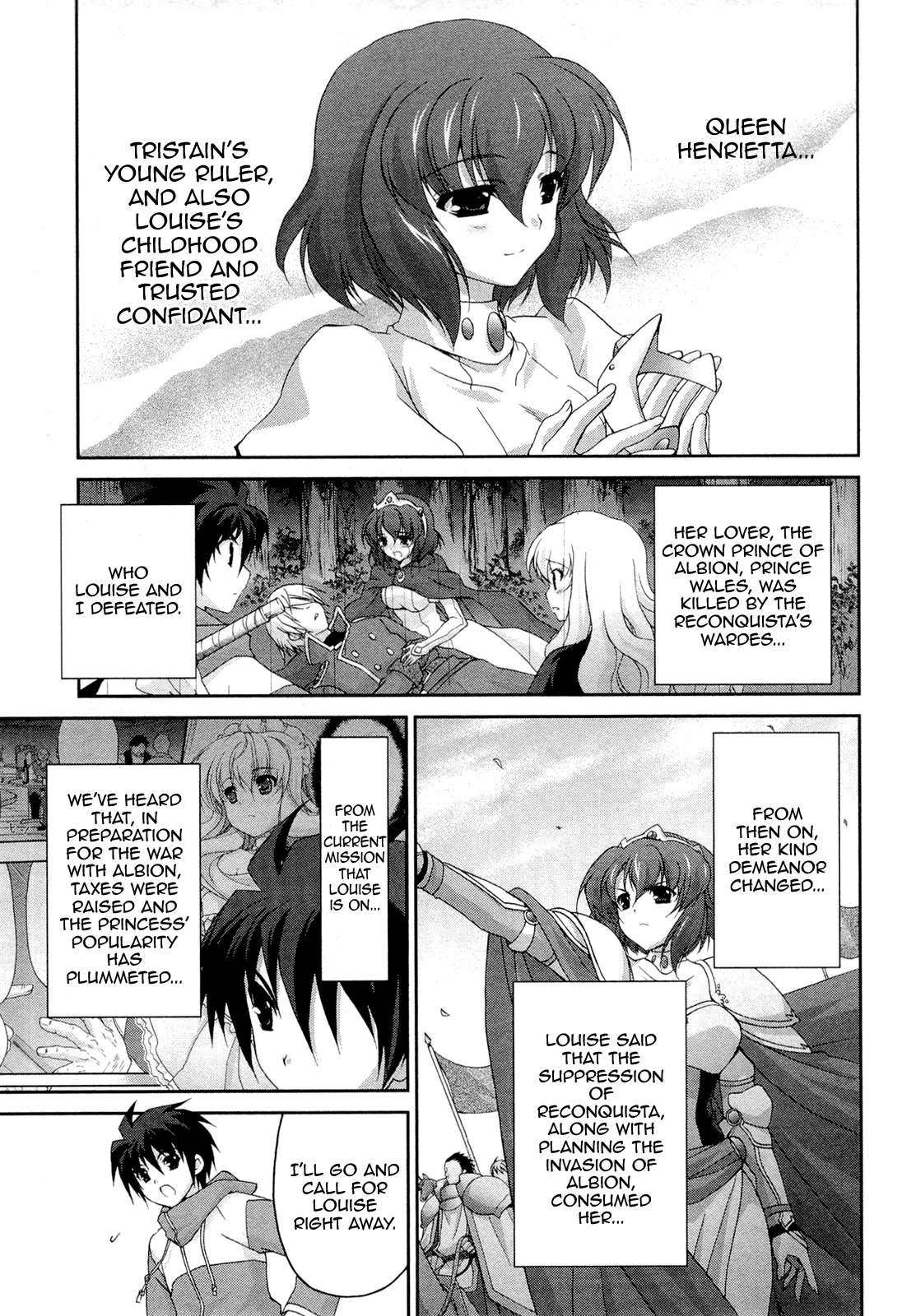 Zero no Tsukaima Chevalier Chapter 8 page 11 - Chapter 8: Tristanian Holiday