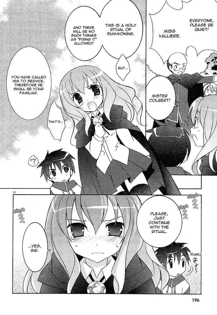 Zero no Tsukaima Chapter 1 page 18 - Chapter 1: I am a Familiar
