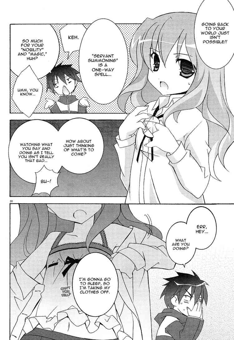 Zero no Tsukaima Chapter 1 page 30 - Chapter 1: I am a Familiar