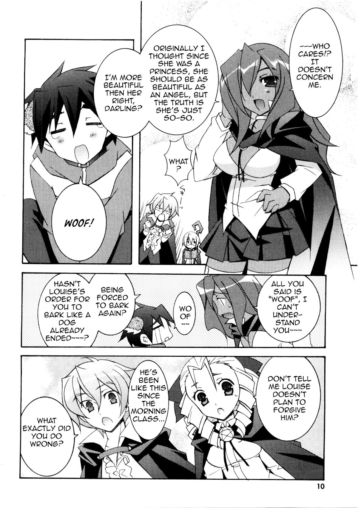 Zero no Tsukaima Chapter 12 page 10 - Chapter 12: The Princess' Melancholy