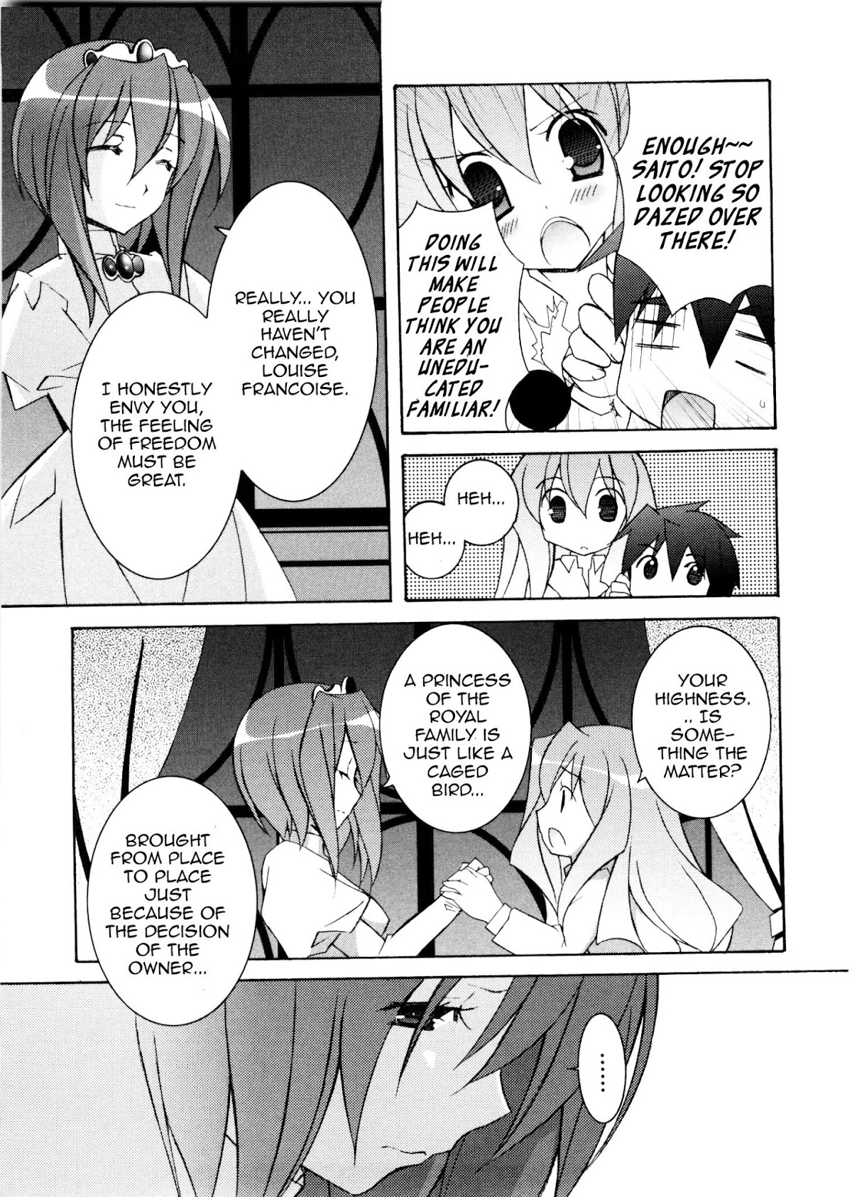 Zero no Tsukaima Chapter 13 page 13 - Chapter 13: A Childhood Friend's Request