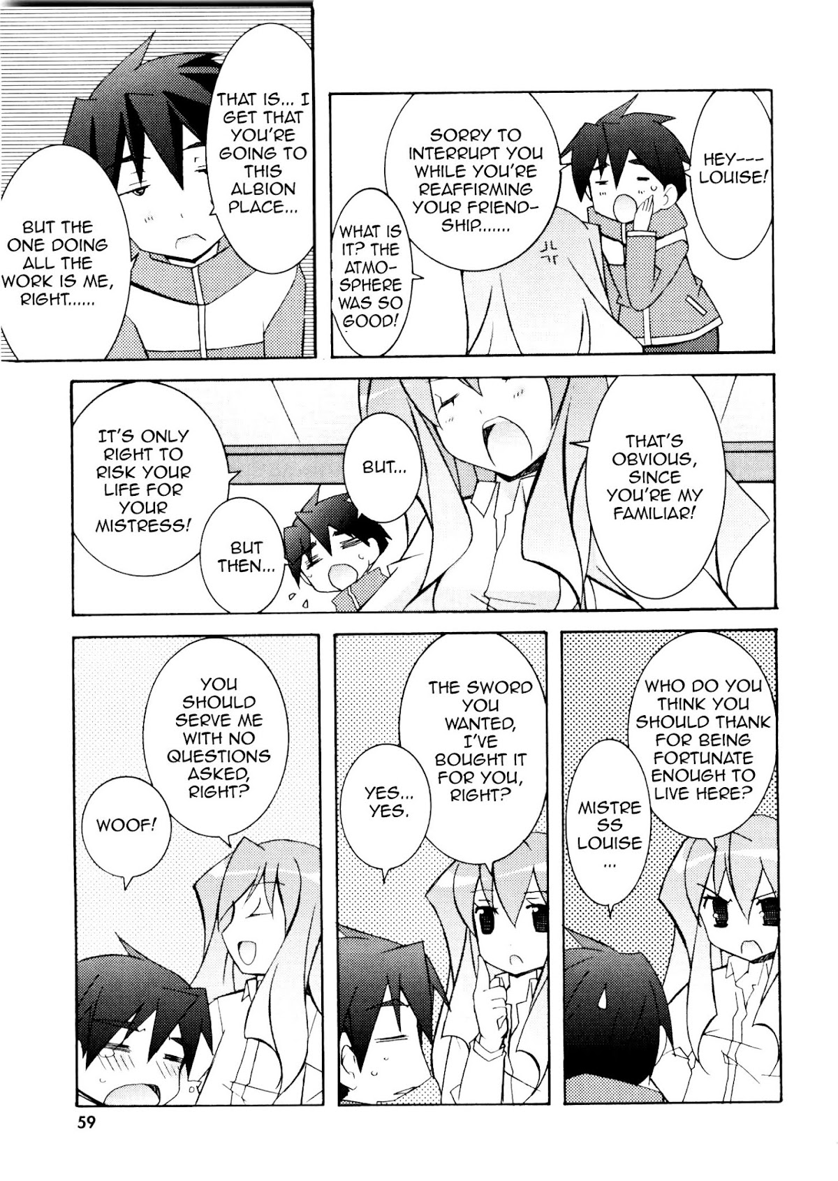 Zero no Tsukaima Chapter 13 page 23 - Chapter 13: A Childhood Friend's Request