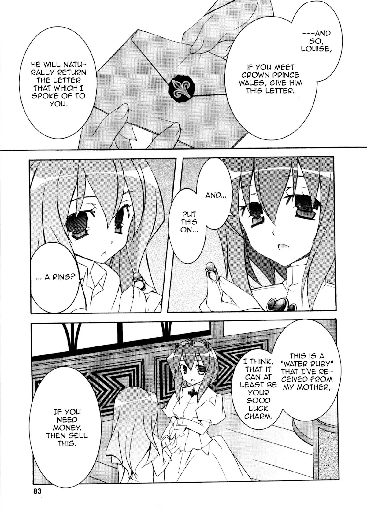 Zero no Tsukaima Chapter 14 page 13 - Chapter 14: The Wind Blowing Towards Albion