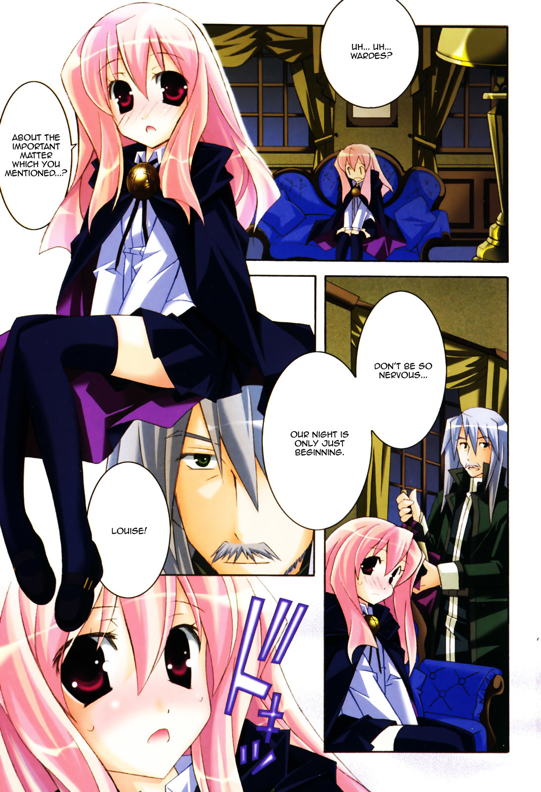 Zero no Tsukaima Chapter 17 page 1 - Chapter 17: The Rest Day Before Leaving