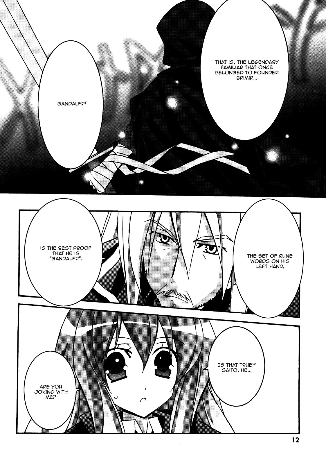 Zero no Tsukaima Chapter 17 page 12 - Chapter 17: The Rest Day Before Leaving