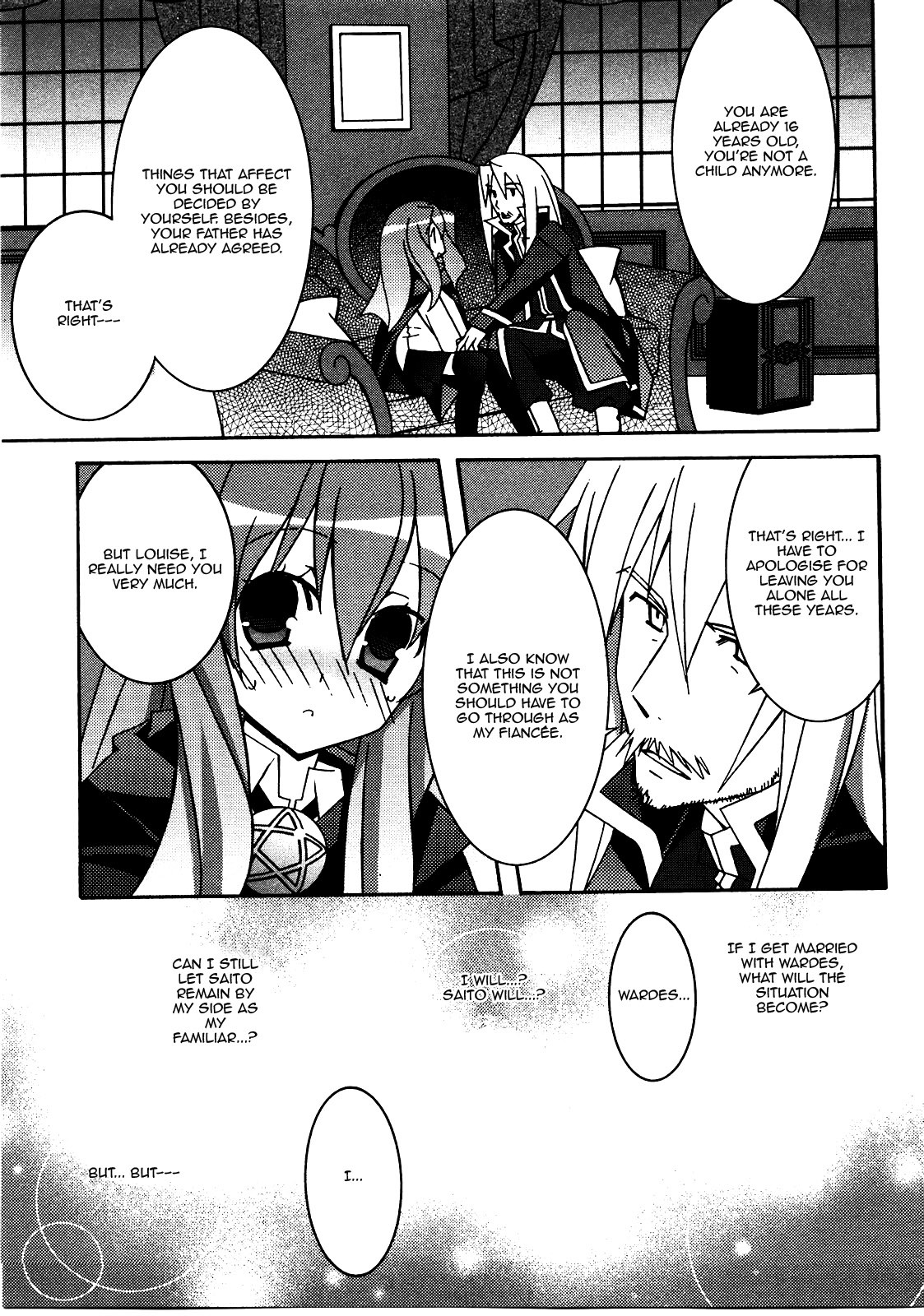 Zero no Tsukaima Chapter 17 page 15 - Chapter 17: The Rest Day Before Leaving