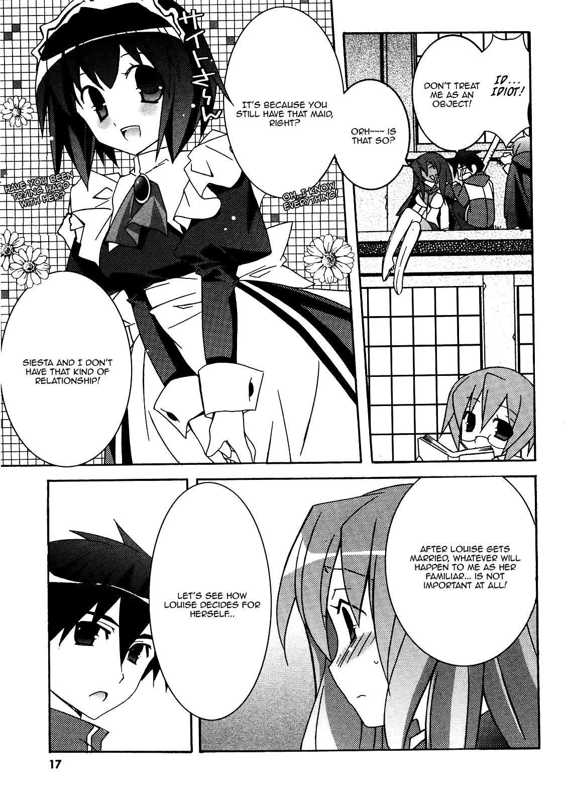 Zero no Tsukaima Chapter 17 page 17 - Chapter 17: The Rest Day Before Leaving