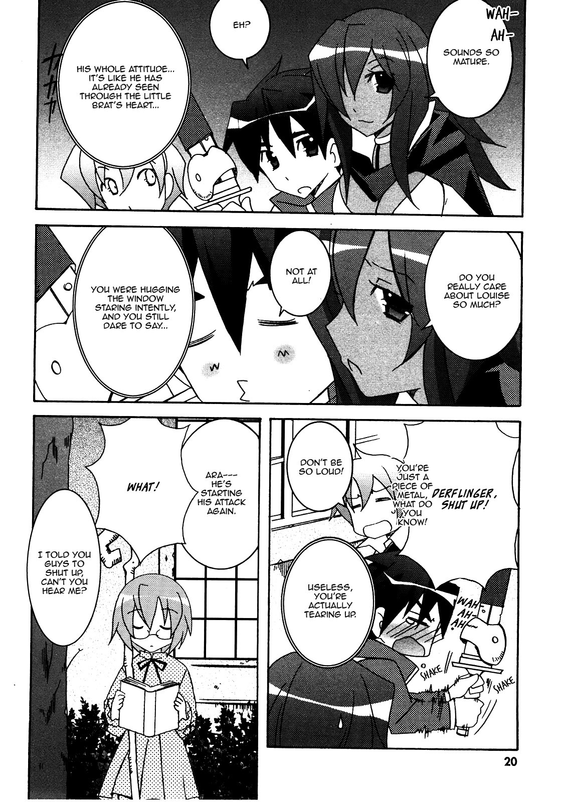 Zero no Tsukaima Chapter 17 page 20 - Chapter 17: The Rest Day Before Leaving