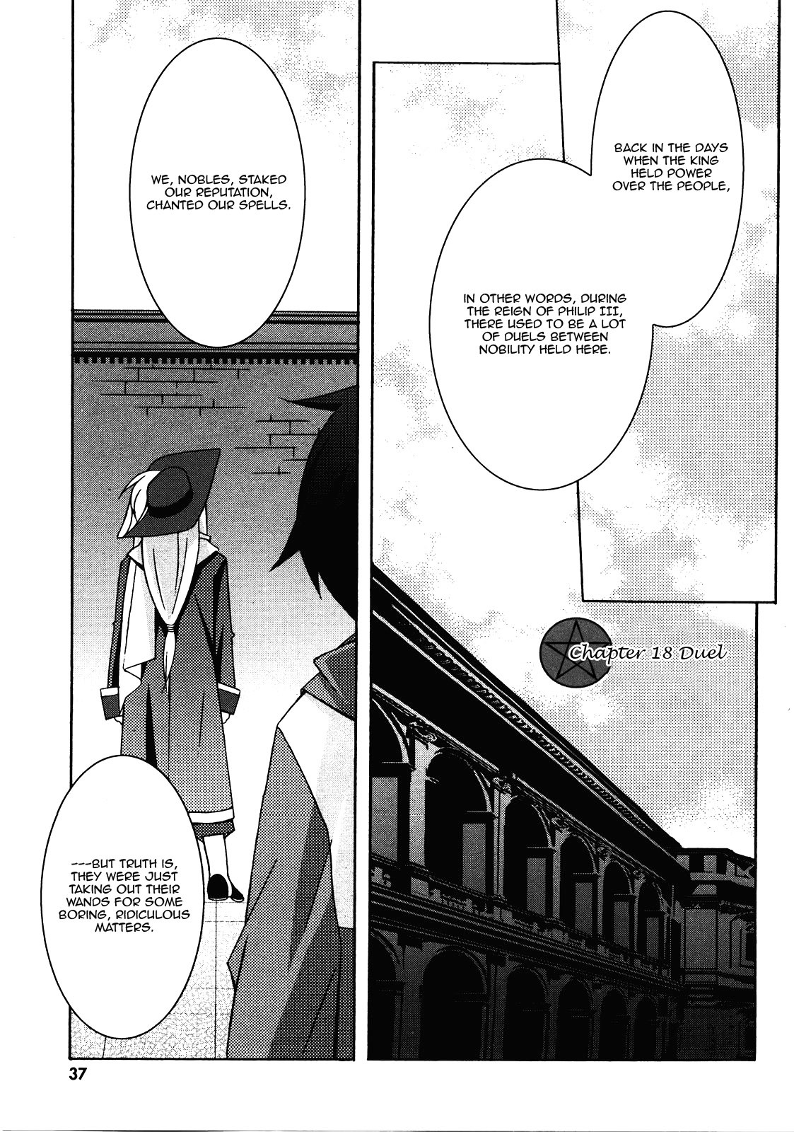 Zero no Tsukaima Chapter 18 page 1 - Chapter 18: Duel