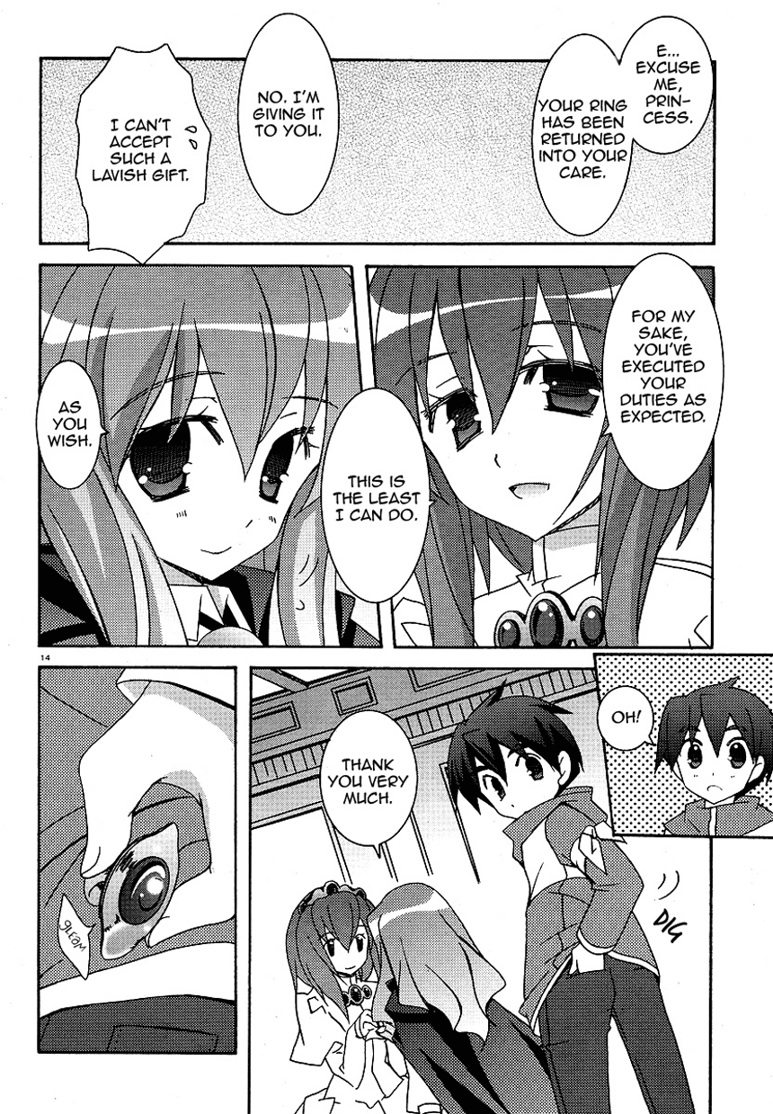 Zero no Tsukaima Chapter 24 page 14 - Chapter 24: Successor of Zero