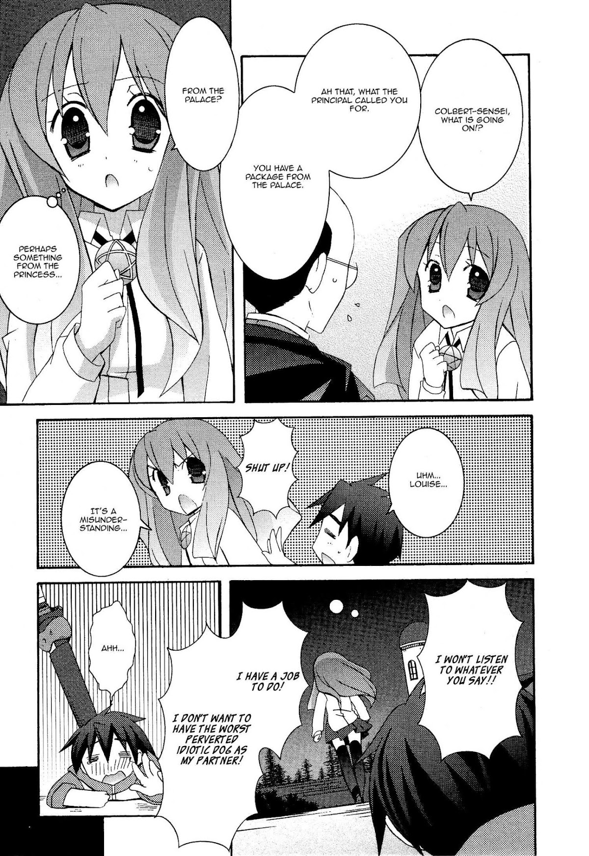 Zero no Tsukaima Chapter 26 page 15 - Chapter 26: The Founder's Prayer Book
