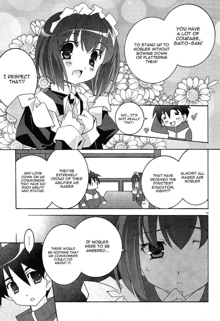Zero no Tsukaima Chapter 3 page 13 - Chapter 3: The Legend