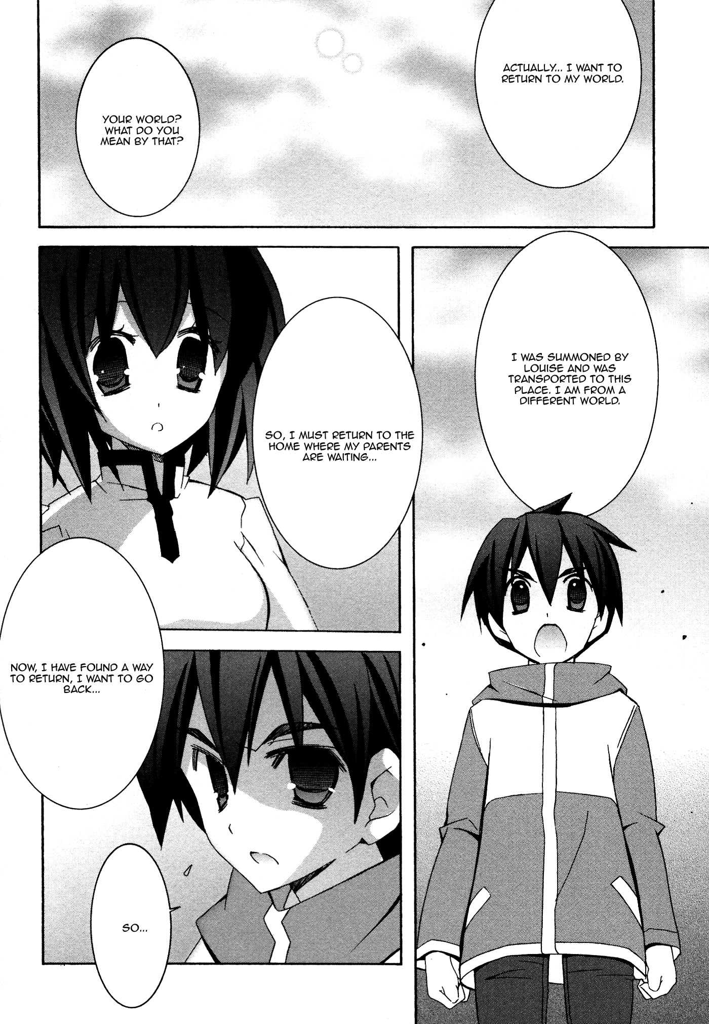 Zero no Tsukaima Chapter 30 page 7 - Chapter 30: Dragon's Raiment