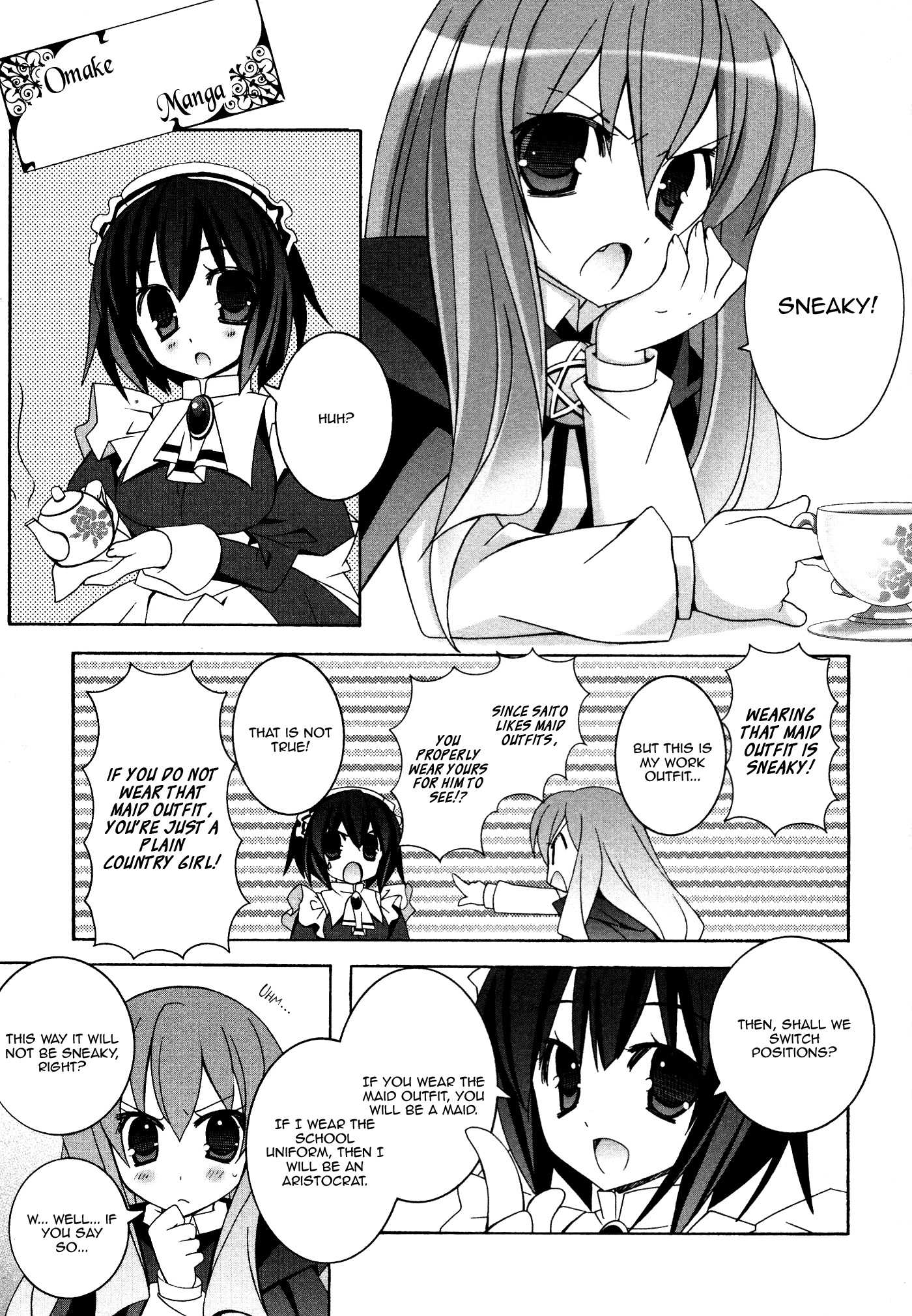 Zero no Tsukaima Chapter 31.1 page 1 - Chapter 31.1: Afterword