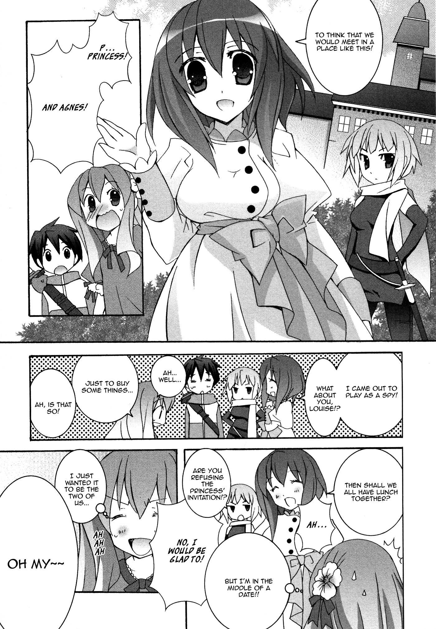 Zero no Tsukaima Chapter 31.3 page 7 - Chapter 31.3: Megami Magazine Special: Familiar #2