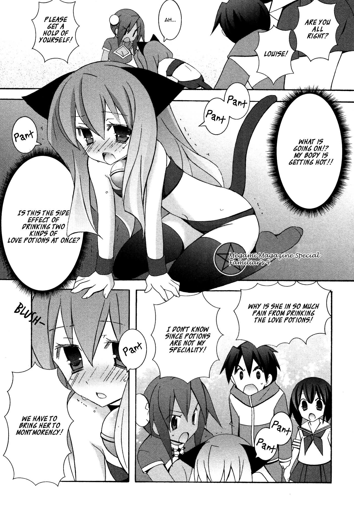 Zero no Tsukaima Chapter 31.5 page 1 - Chapter 31.5: Megami Magazine Special: Familiar #4