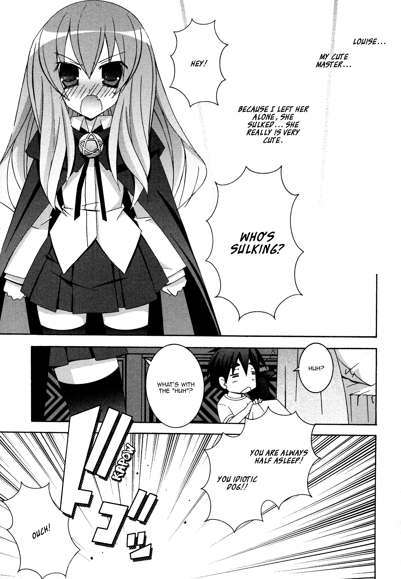 Zero no Tsukaima Chapter 31 page 1 - Chapter 31: Colbert's Laboratory