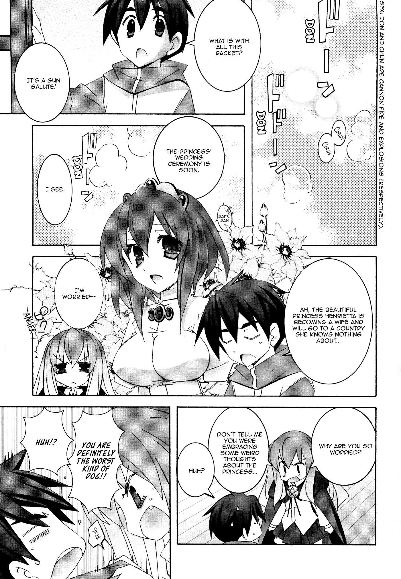 Zero no Tsukaima Chapter 31 page 3 - Chapter 31: Colbert's Laboratory