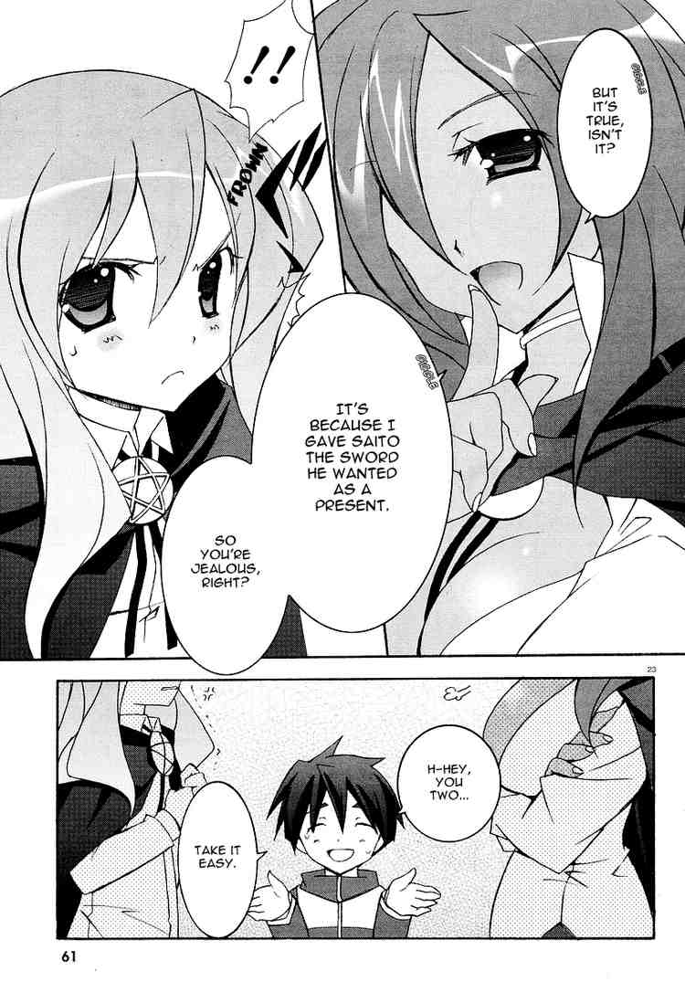 Zero no Tsukaima Chapter 6 page 23 - Chapter 6: Tristain's Arms Dealer