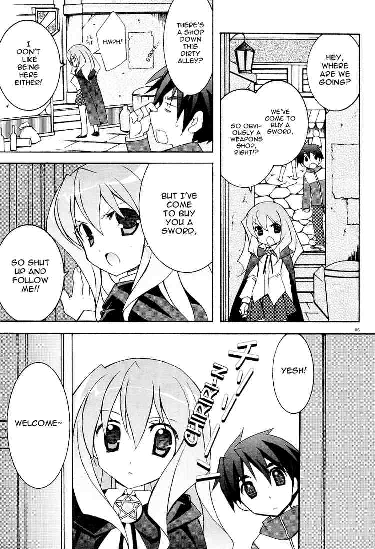 Zero no Tsukaima Chapter 6 page 5 - Chapter 6: Tristain's Arms Dealer