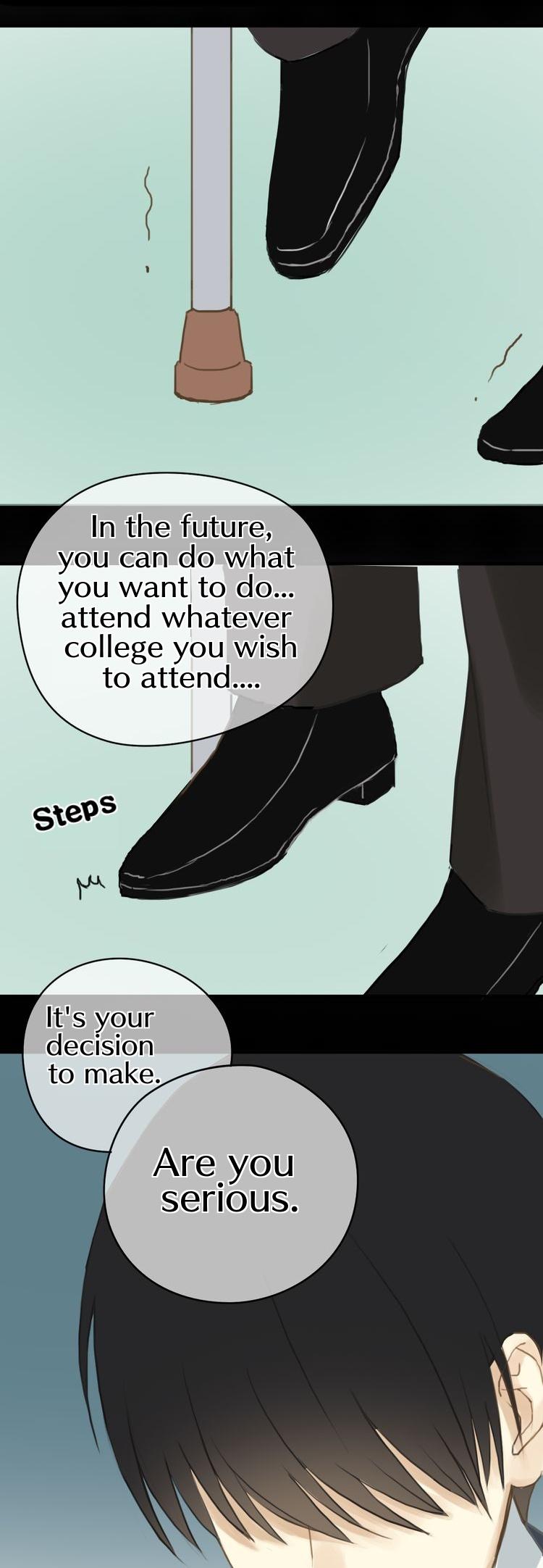 Zero Point Idol Chapter 26.1 page 15 - Chapter 26.1: Letting go (before)