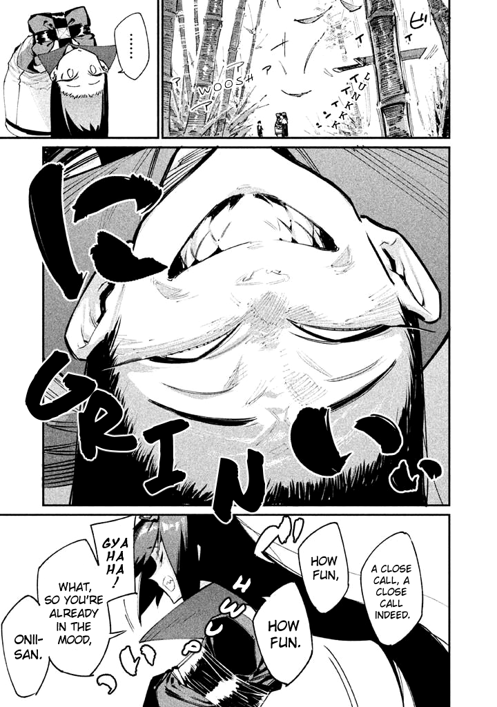 Zerozaki Kishishiki no Ningen Knock Chapter 10 page 15 - Chapter 10: The Decisive Battle of Sparrow's Fetched Bamboo Mountain - Tenth Ball