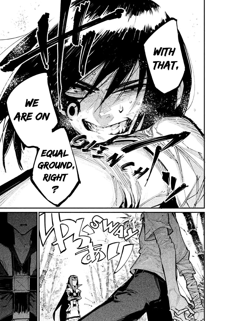 Zerozaki Kishishiki no Ningen Knock Chapter 10 page 29 - Chapter 10: The Decisive Battle of Sparrow's Fetched Bamboo Mountain - Tenth Ball