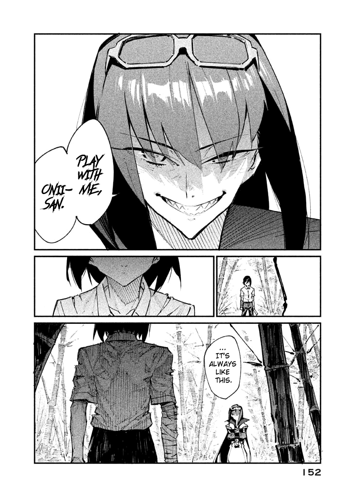 Zerozaki Kishishiki no Ningen Knock Chapter 10 page 6 - Chapter 10: The Decisive Battle of Sparrow's Fetched Bamboo Mountain - Tenth Ball