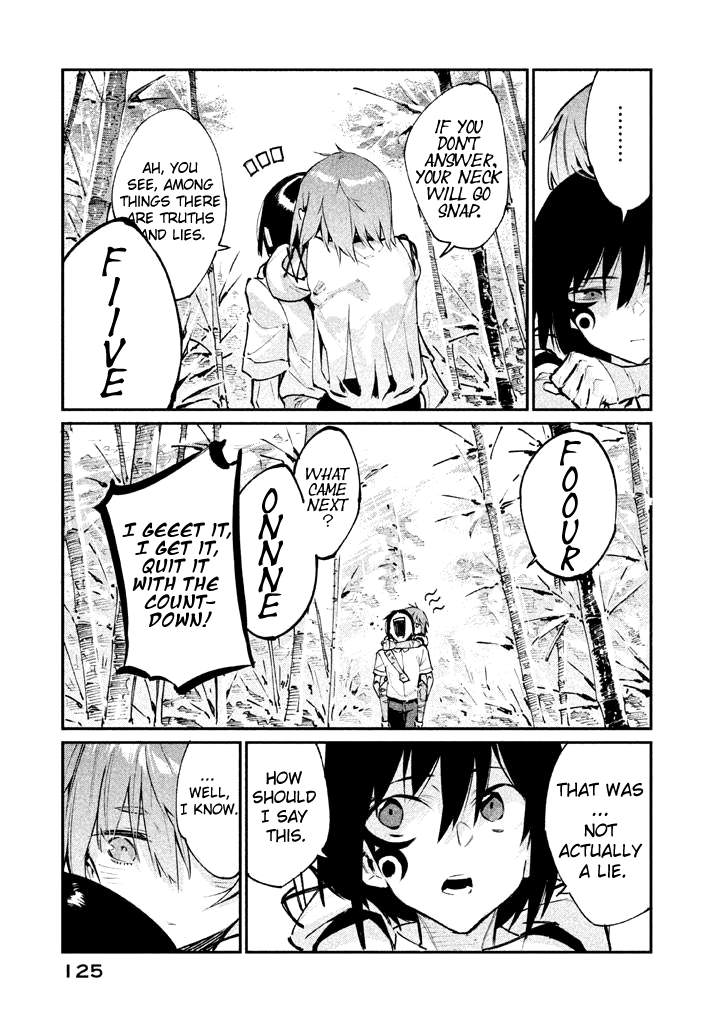 Zerozaki Kishishiki no Ningen Knock Chapter 14 page 28 - Chapter 14: The Decisive Battle of Sparrow's Fetched Bamboo Mountain - Fourteenth Ball