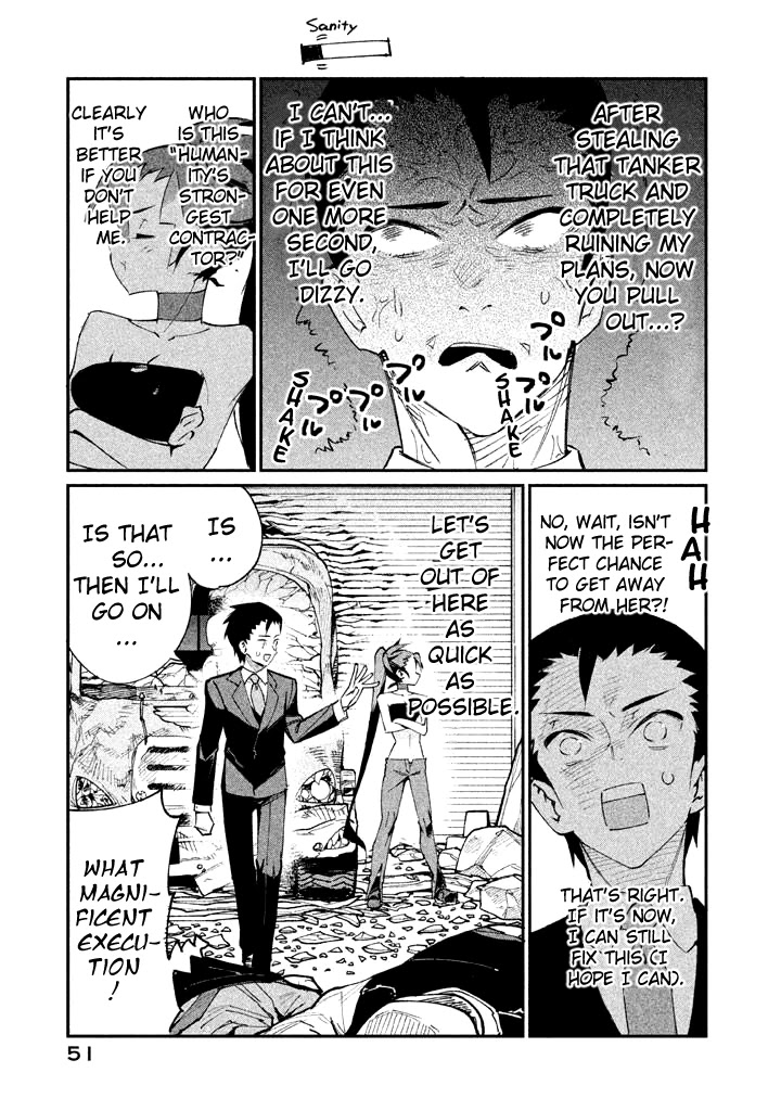Zerozaki Kishishiki no Ningen Knock Chapter 19 page 10 - Chapter 19: The Legend of The Contractor - Nineteenth Ball