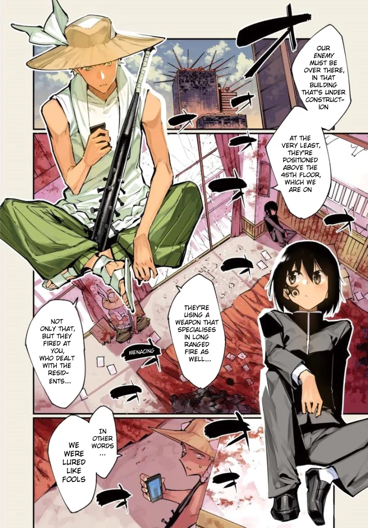 Zerozaki Kishishiki no Ningen Knock Chapter 2 page 3 - Chapter 2: Sniper Assault - Second Ball