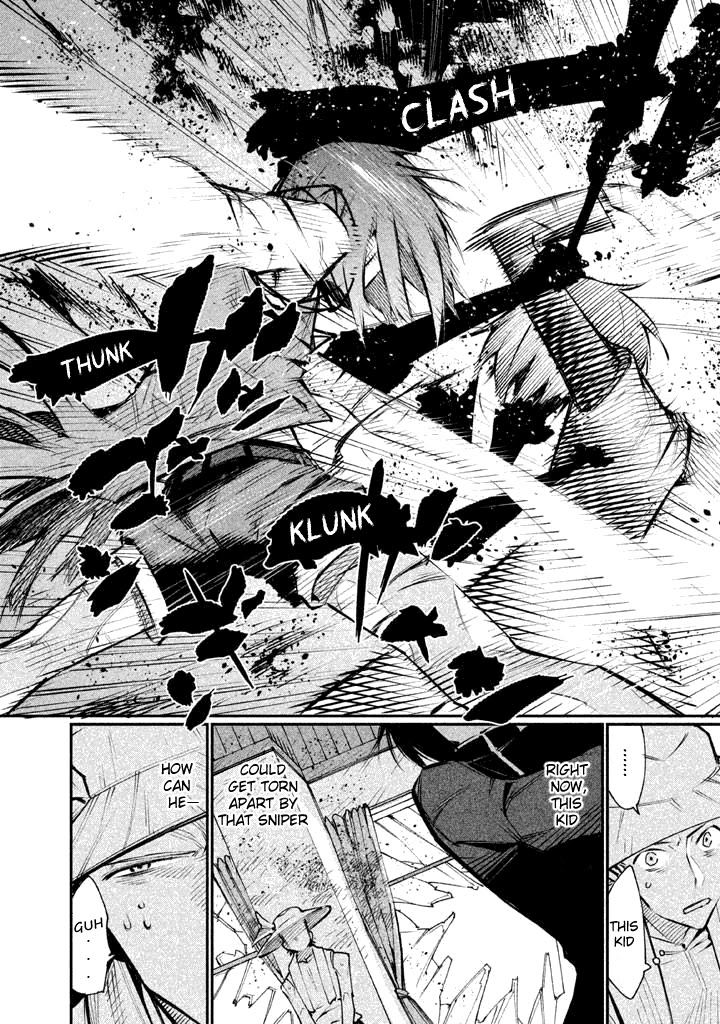 Zerozaki Kishishiki no Ningen Knock Chapter 2 page 31 - Chapter 2: Sniper Assault - Second Ball