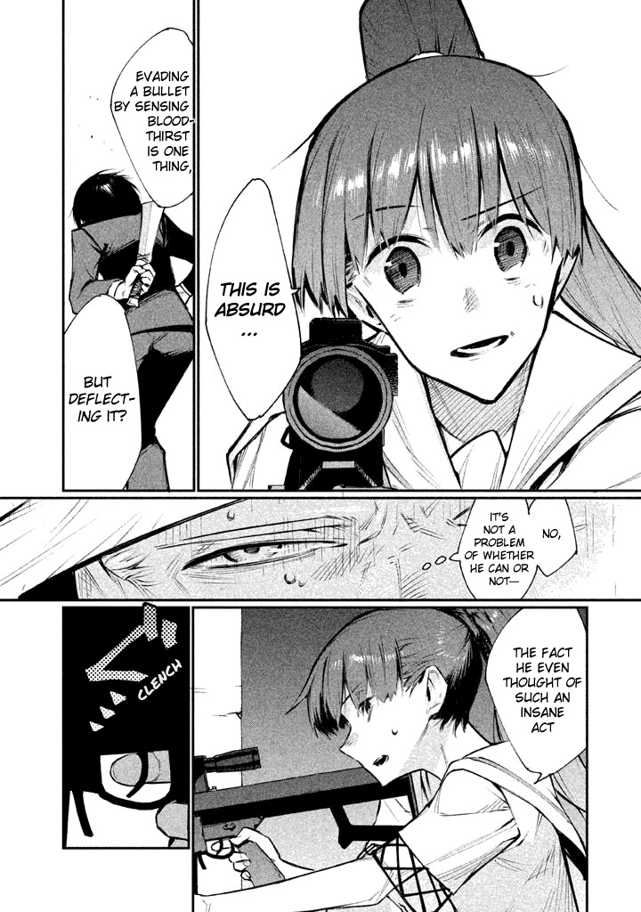 Zerozaki Kishishiki no Ningen Knock Chapter 2 page 36 - Chapter 2: Sniper Assault - Second Ball