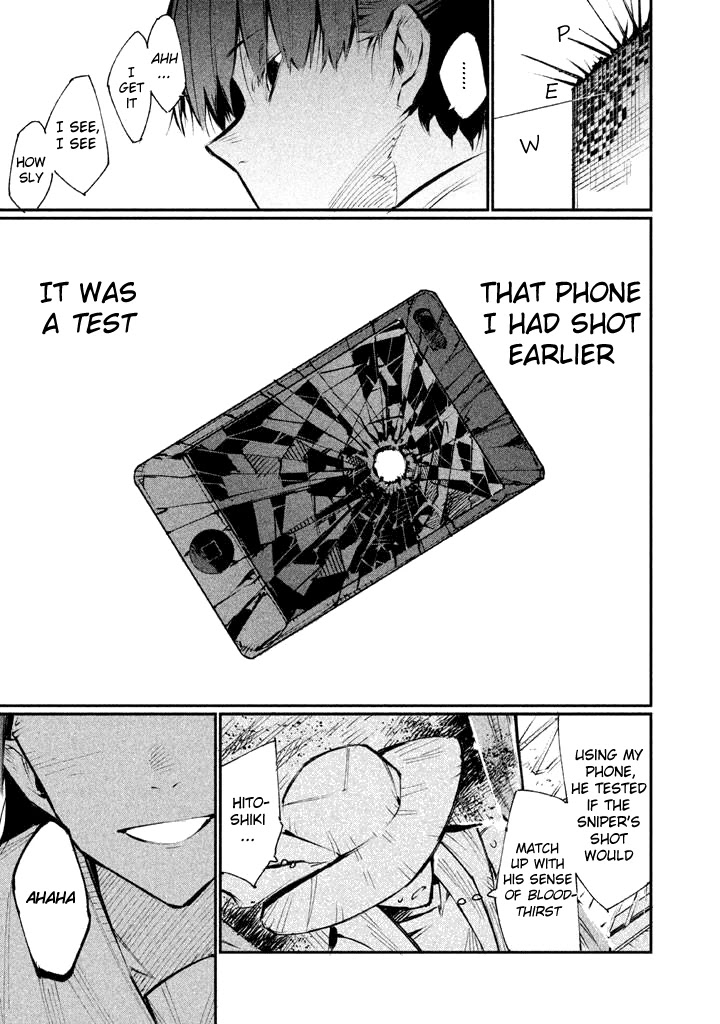 Zerozaki Kishishiki no Ningen Knock Chapter 2 page 37 - Chapter 2: Sniper Assault - Second Ball