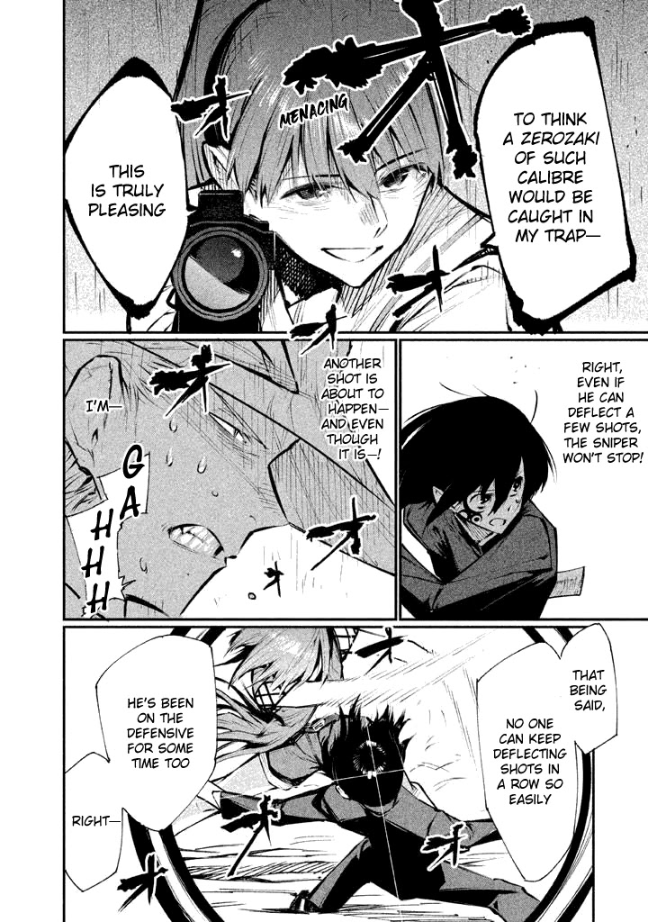 Zerozaki Kishishiki no Ningen Knock Chapter 2 page 38 - Chapter 2: Sniper Assault - Second Ball