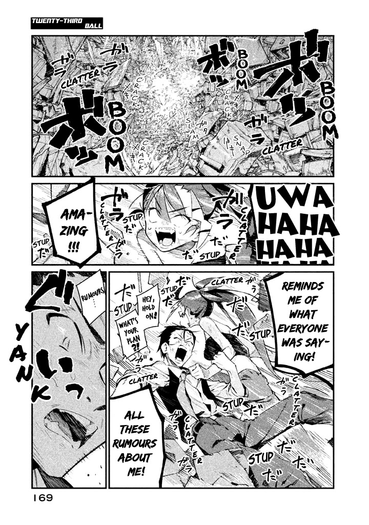 Zerozaki Kishishiki no Ningen Knock Chapter 23 page 1 - Chapter 23: The Legend of The Contractor - Twenty-Third Ball