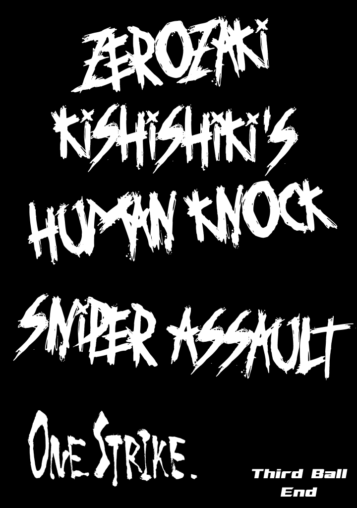Zerozaki Kishishiki no Ningen Knock Chapter 3 page 34 - Chapter 3: Sniper Assault - Third Ball