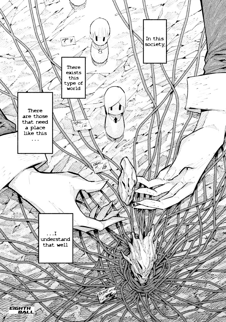 Zerozaki Kishishiki no Ningen Knock Chapter 8 page 1 - Chapter 8: Sparrow's Fetched Bamboo Mountain - Eighth Ball