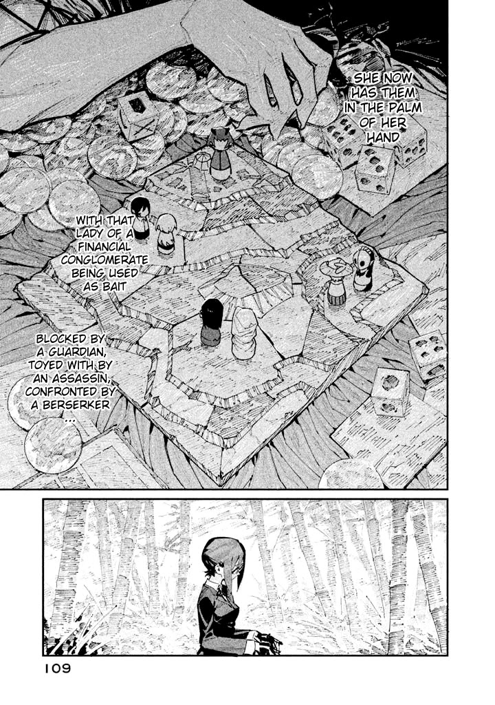 Zerozaki Kishishiki no Ningen Knock Chapter 8 page 22 - Chapter 8: Sparrow's Fetched Bamboo Mountain - Eighth Ball
