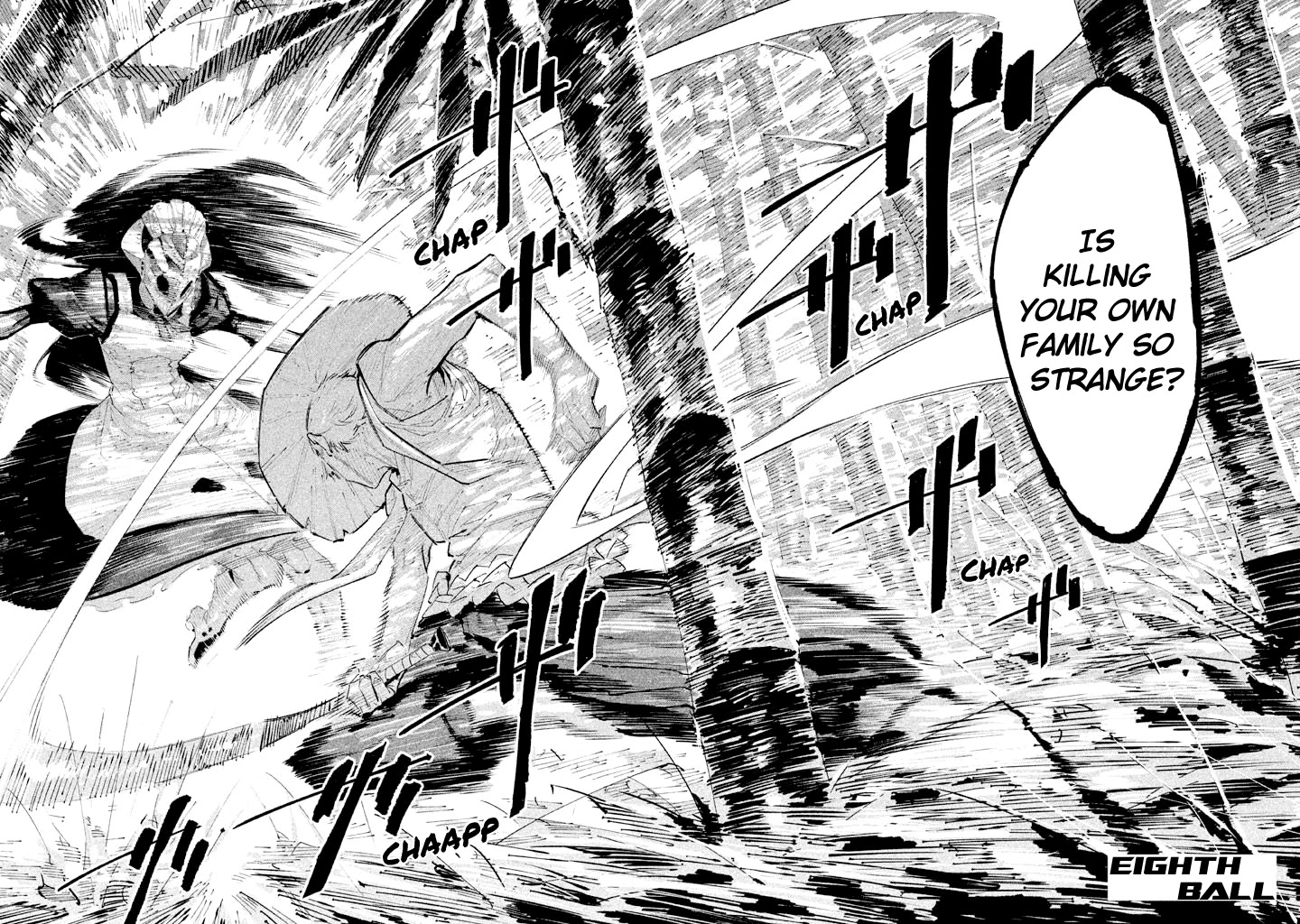 Zerozaki Kishishiki no Ningen Knock Chapter 8 page 4 - Chapter 8: Sparrow's Fetched Bamboo Mountain - Eighth Ball