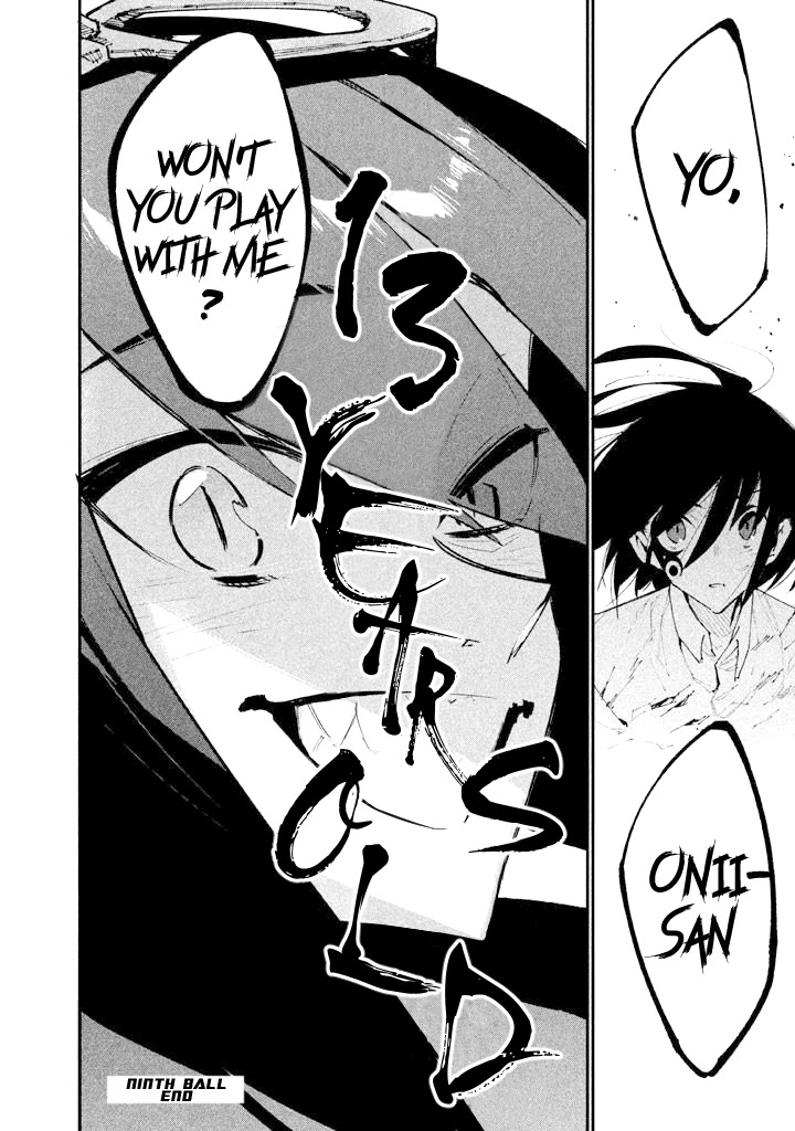 Zerozaki Kishishiki no Ningen Knock Chapter 9 page 28 - Chapter 9: Sparrow's Fetched Bamboo Mountain - Ninth Ball