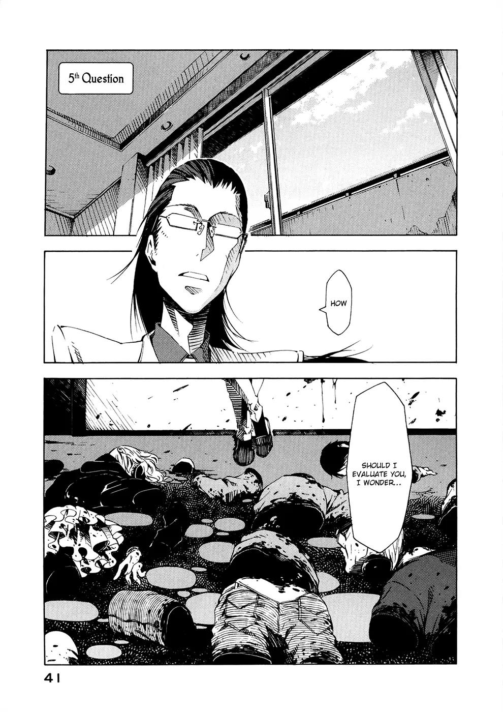 Zerozaki Soushiki no Ningen Shiken Chapter 5 page 2 - Chapter 5: 5th Question