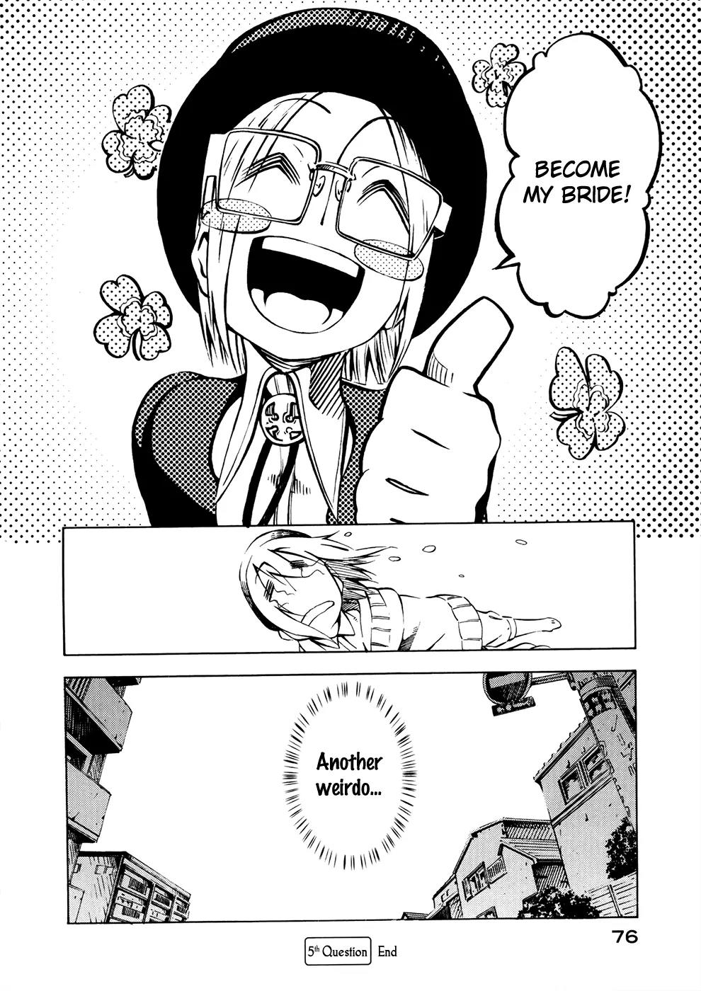 Zerozaki Soushiki no Ningen Shiken Chapter 5 page 35 - Chapter 5: 5th Question