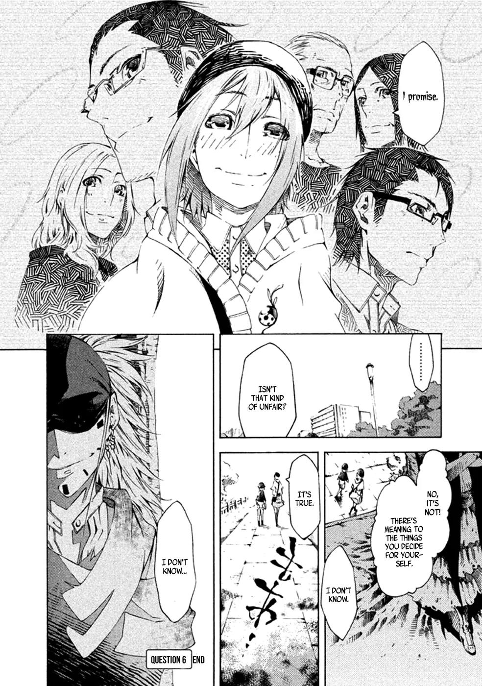 Zerozaki Soushiki no Ningen Shiken Chapter 6 page 39 - Chapter 6: Question 6