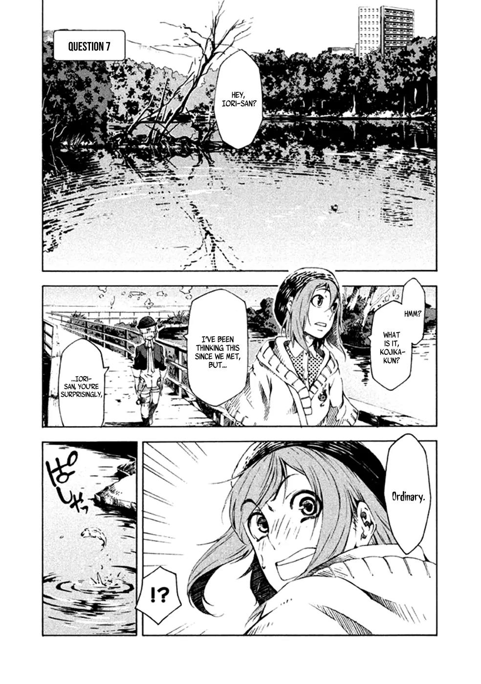 Zerozaki Soushiki no Ningen Shiken Chapter 7 page 2 - Chapter 7: Question 7