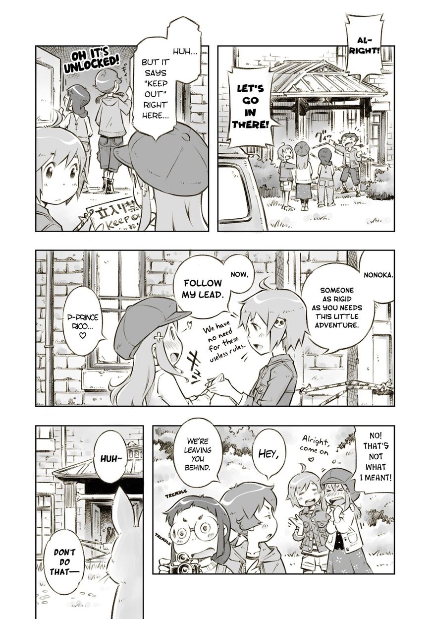 Zesshaka - Shiritsu yottsu wa Joshigakuin zetsumetsu kigu-sha gakka Chapter 4 page 8 - Chapter 4 : The Kamome Island Expedition Force